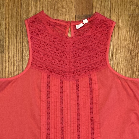 Gap Coral Cotton Top Size Small - Picture 11 of 13